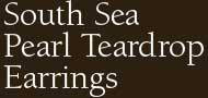 Julia Meredith South Sea Pearl Teardrop Earrings